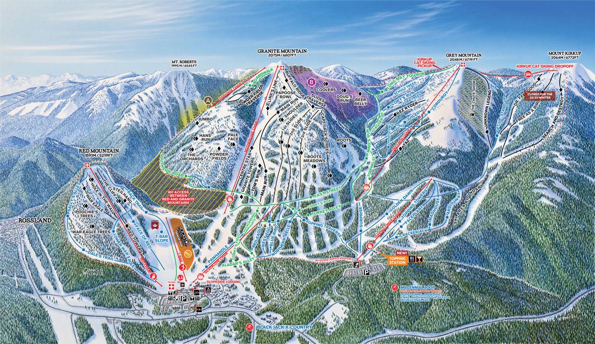 Pistkarta Red Mountain