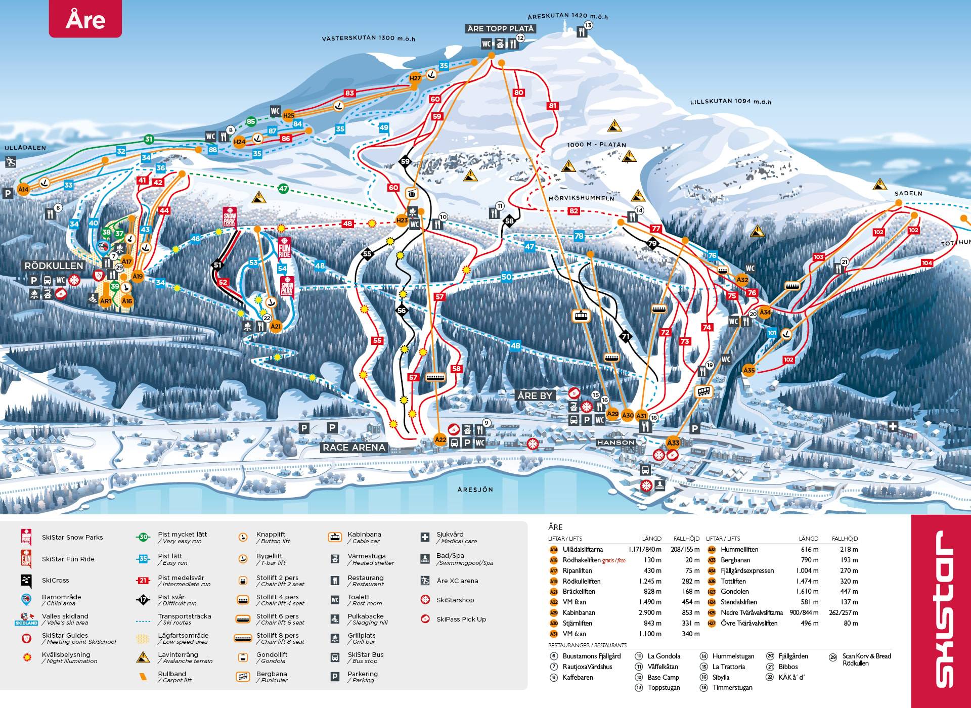 Piste map re