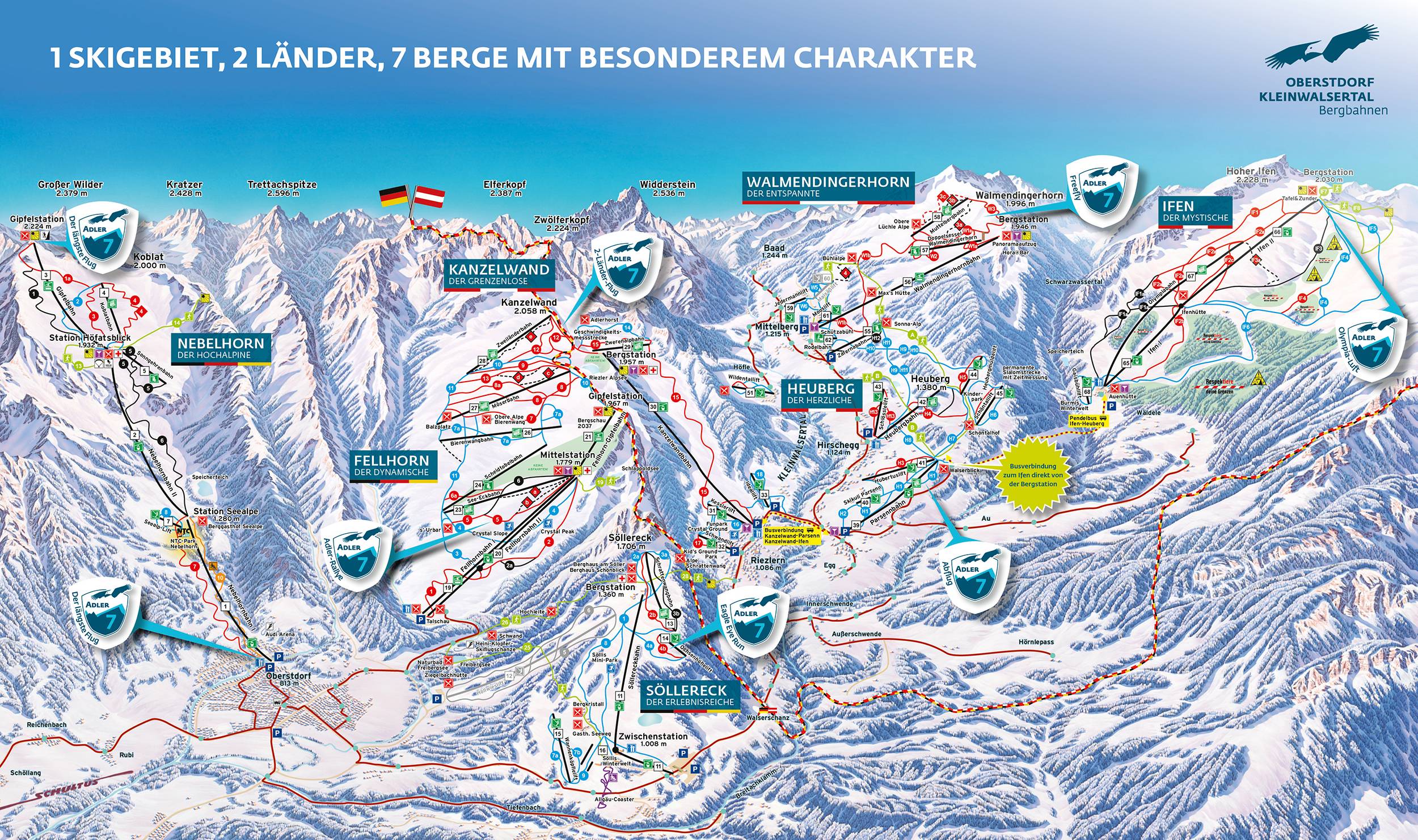 Piste map Oberstdorf-Nebelhorn