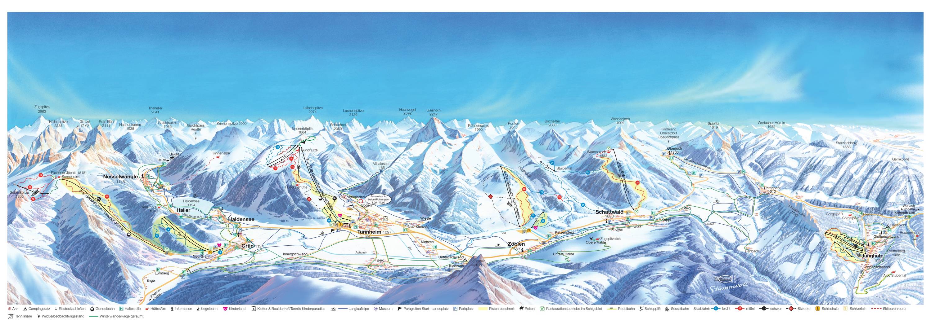 Tagesticket Ski Tannheimer Tal