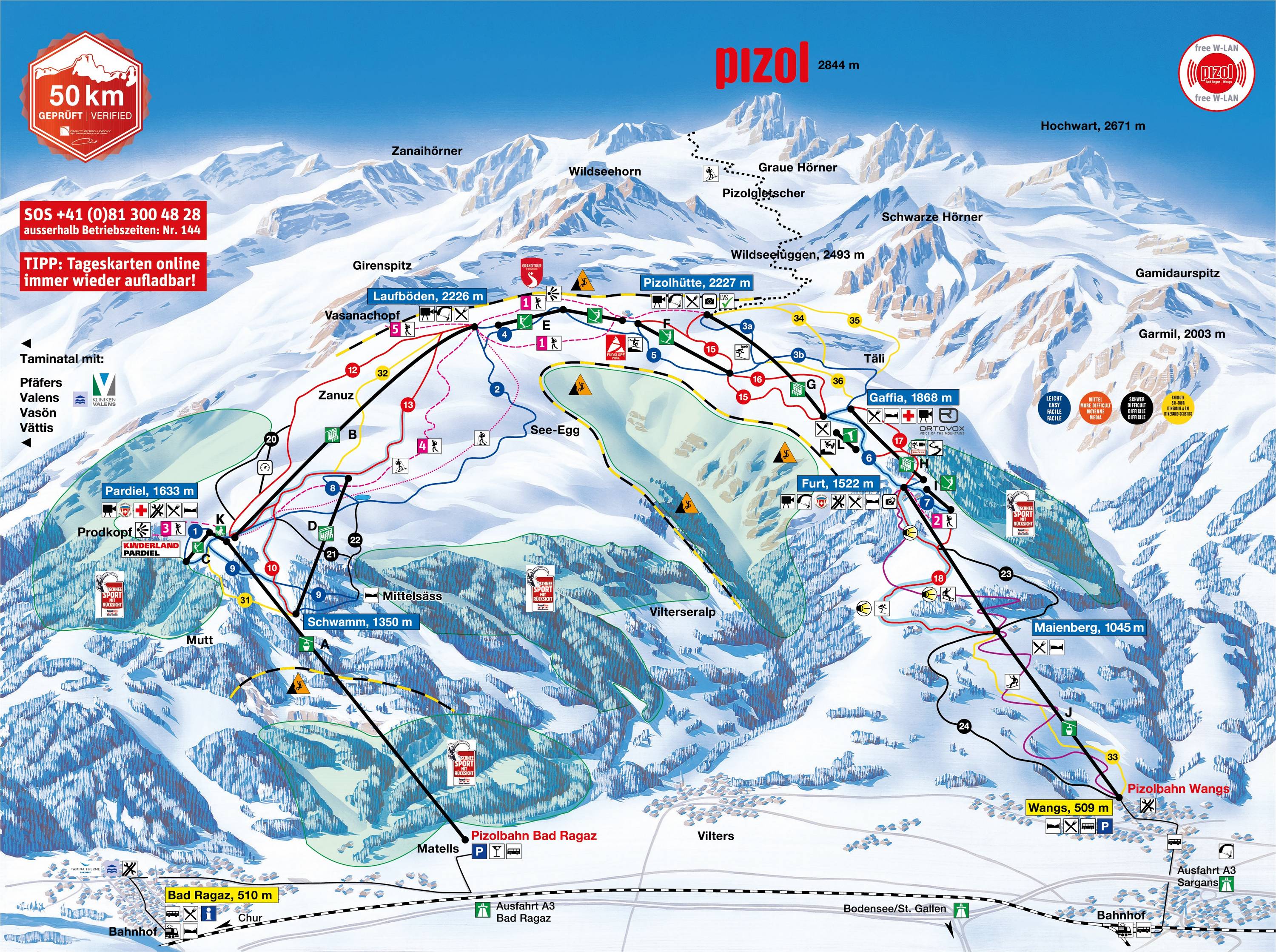Pizol – Bad Ragaz / Wangs