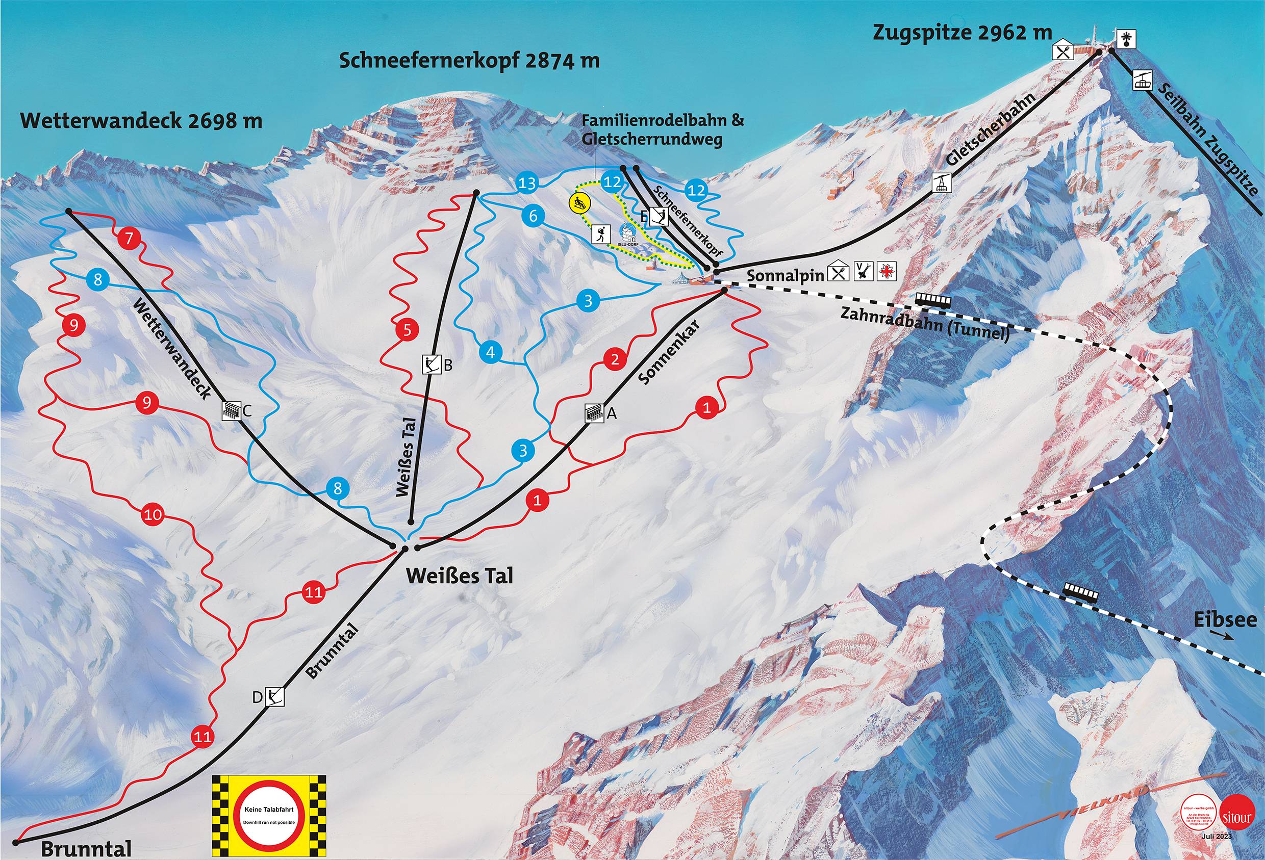 Tagesskipass: Zugspitze