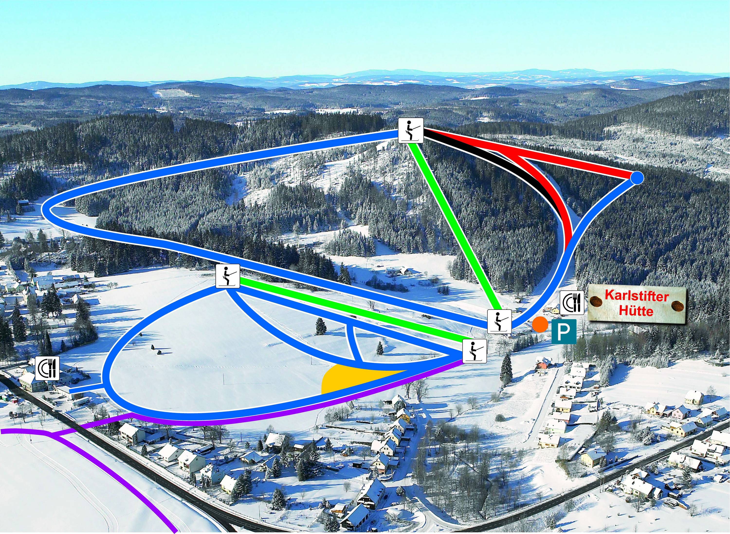 Aichelberglifte – Karlstift (Bad Großpertholz)