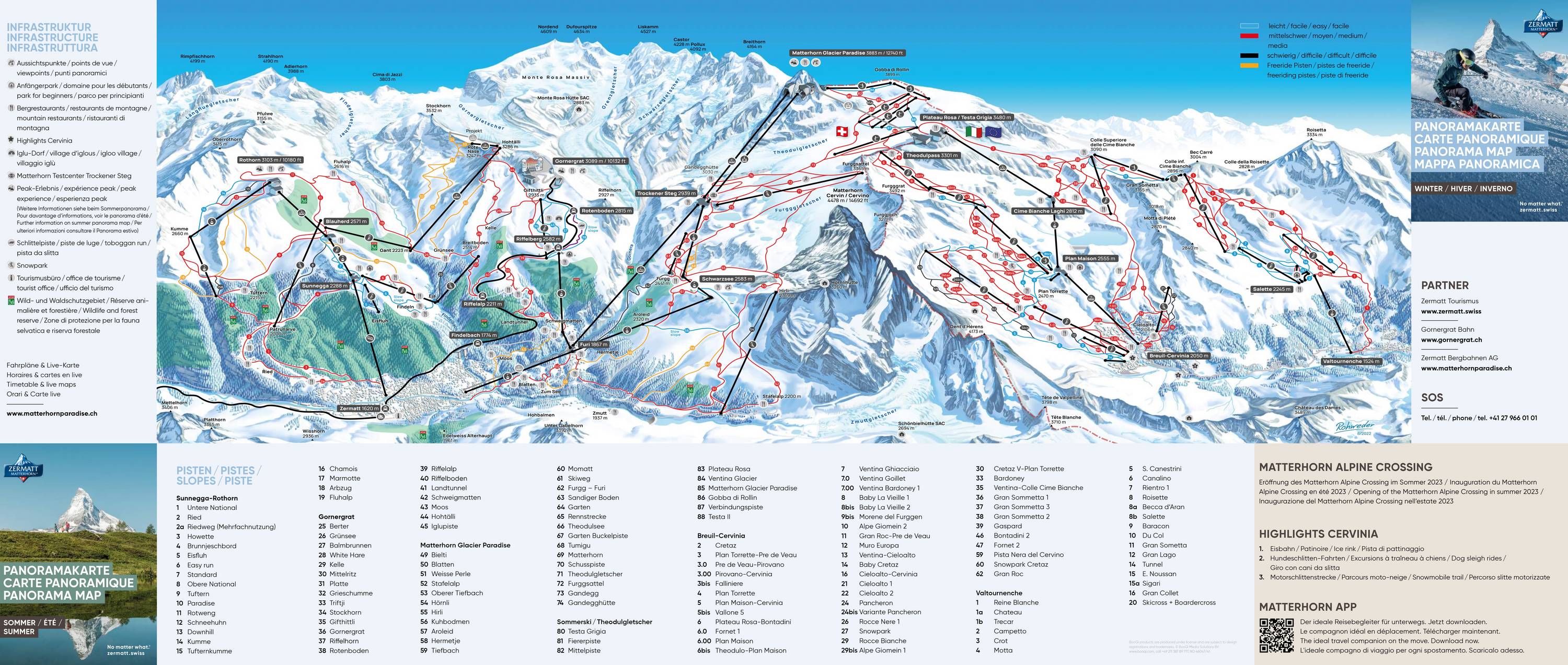 Zermatt / Breuil-Cervinia / Valtournenche – Matterhorn