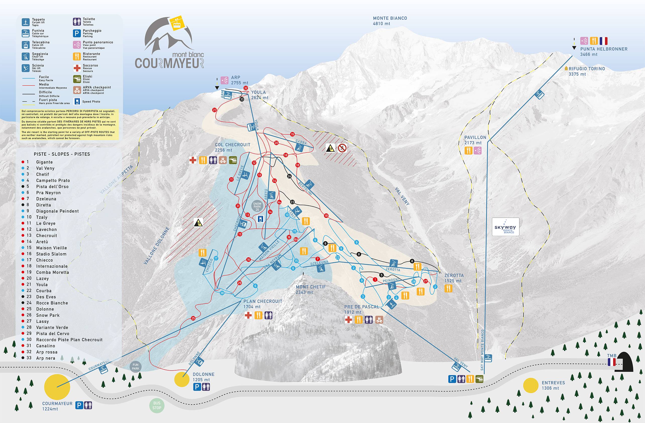 Courmayeur – Chécrouit/Val Veny