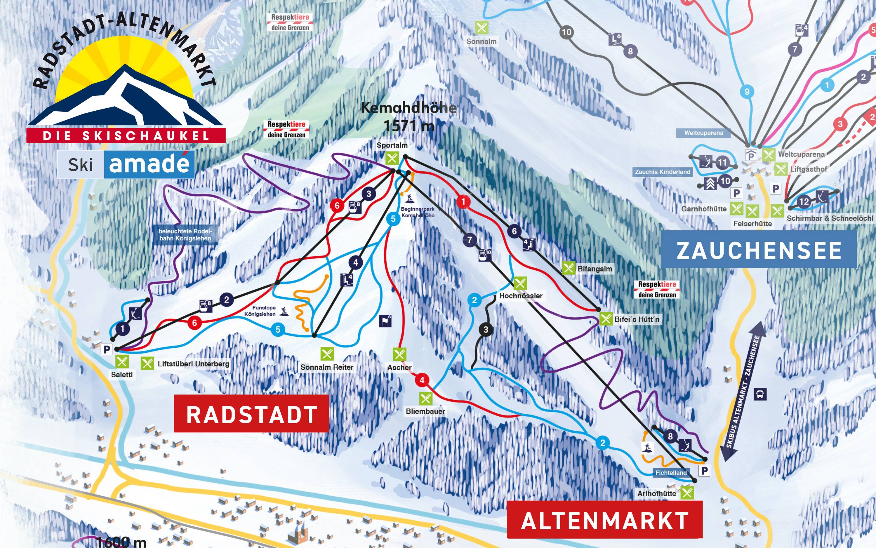 Snow Space Salzburg, Kleinarl-Flachauwinkl-Zauchensee & Altenmarkt-Radstadt