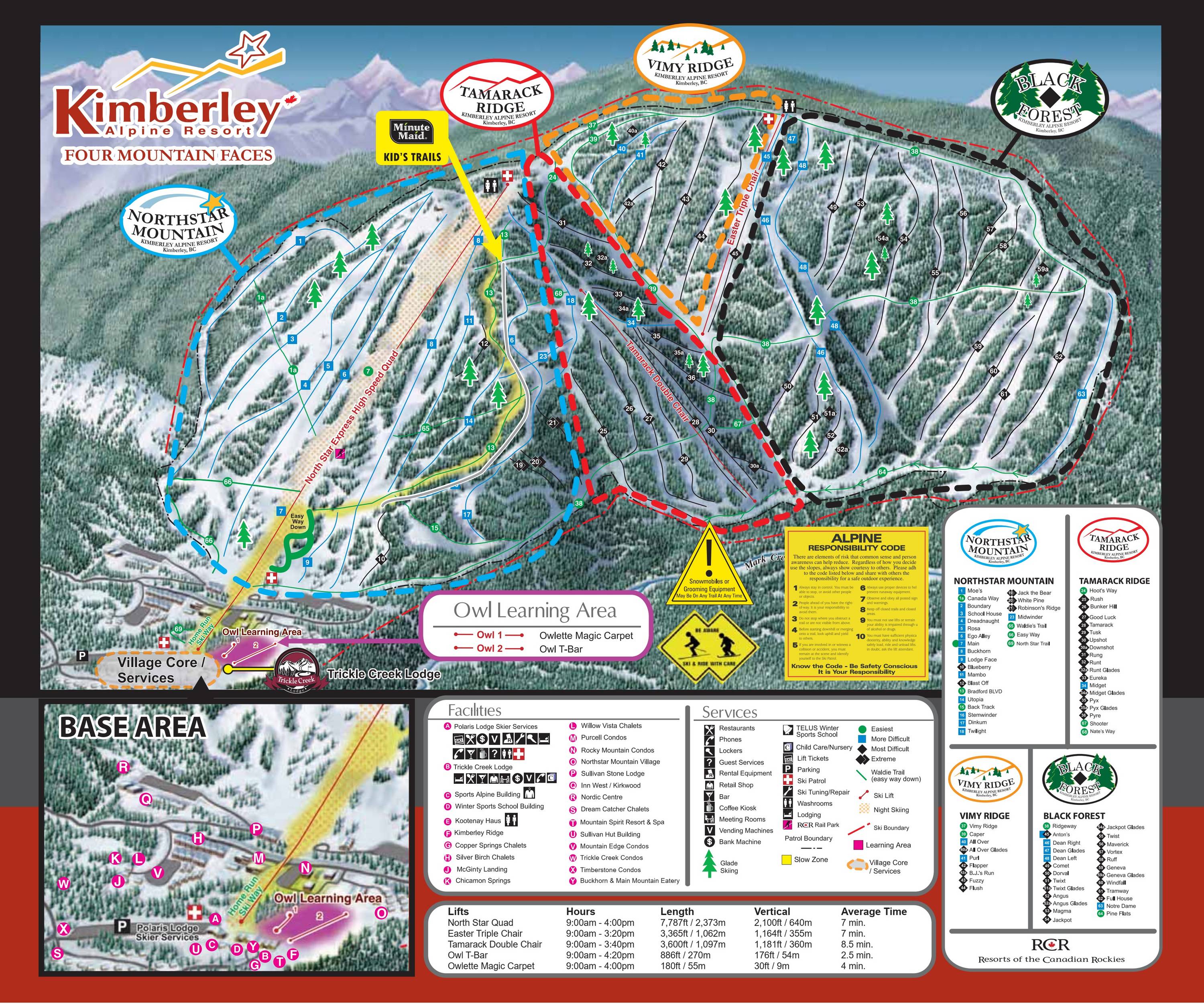 Piste map Kimberley