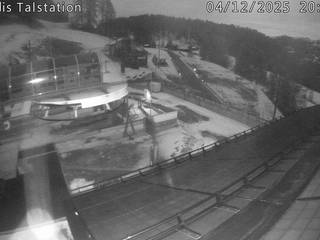 Valley station chairlift Feldis-Mutta/Raschuns