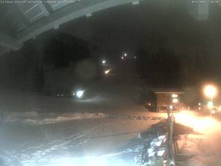 Slope and terrace of L´Auberge des Glaciers