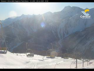 Crévacol/Arrival of the Testa Bassa Chairlift