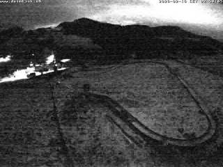 Piste de luge en haut