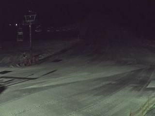 KOZINIEC SKI - widok na kolej i orczyk