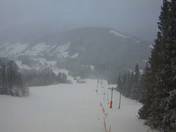 Lubomierz ski - widok z górnej stacji