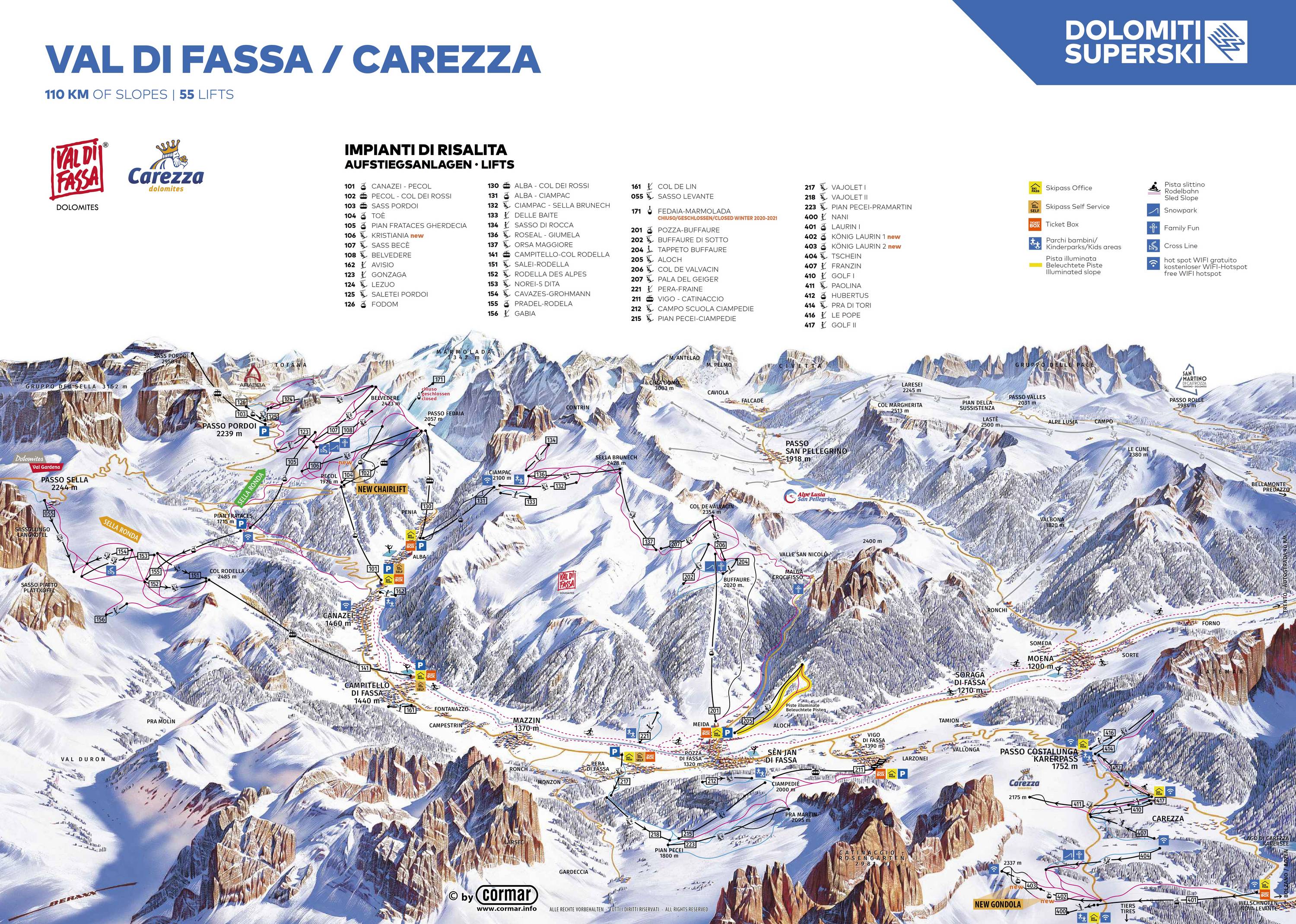 Belvedere/Col Rodella/Ciampac/Buffaure – Canazei/Campitello/Alba/Pozza di Fassa